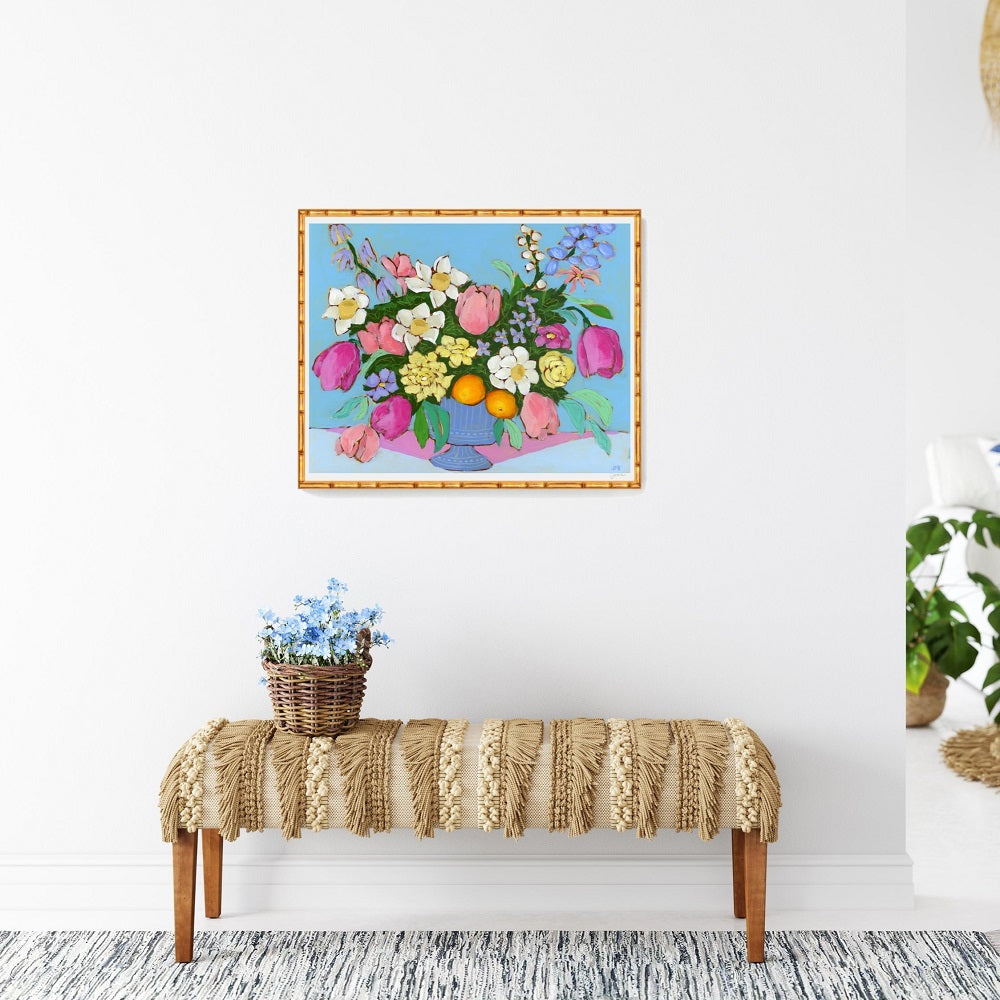 Normandy Countryside Floral Print