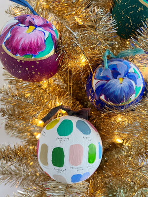 Fairfield Artist Palette Round Ornament