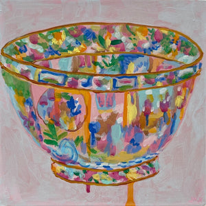 Scenic Bowl, 6"x6" Painting