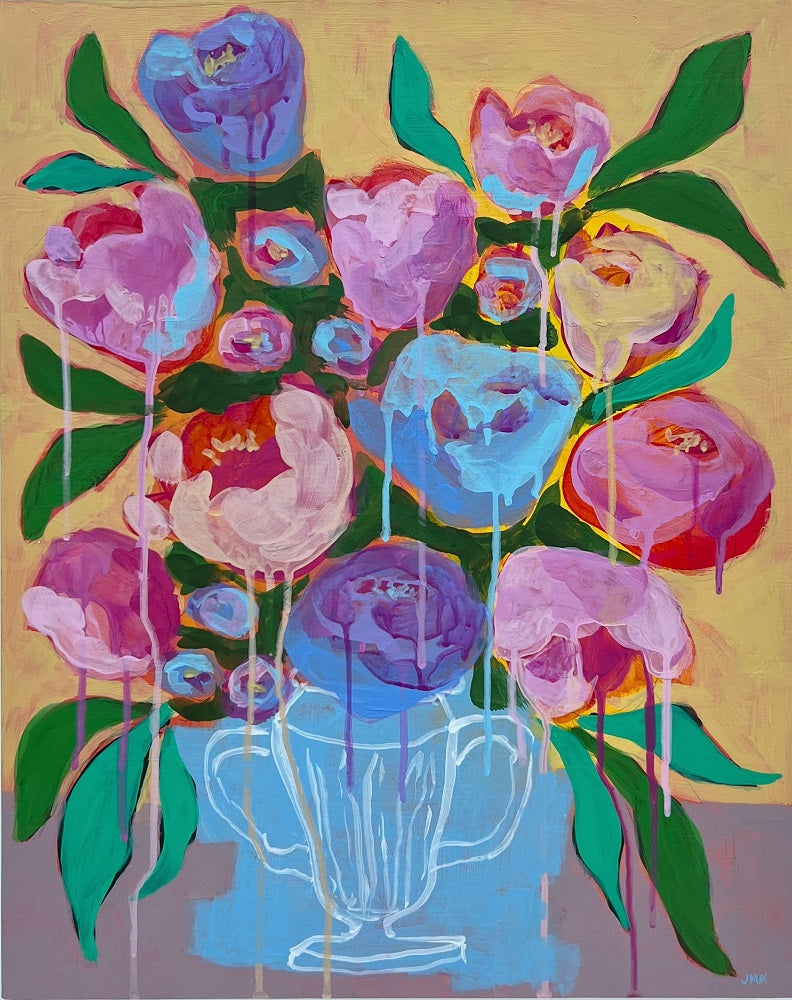 Secret Gardens in My Mind, 16"x20" Painting