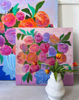 Blooming in the Month of May, 24"x24" Painting