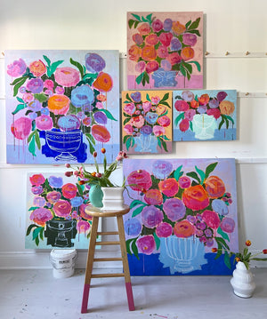 Love is a Flower, 16"x20" Painting