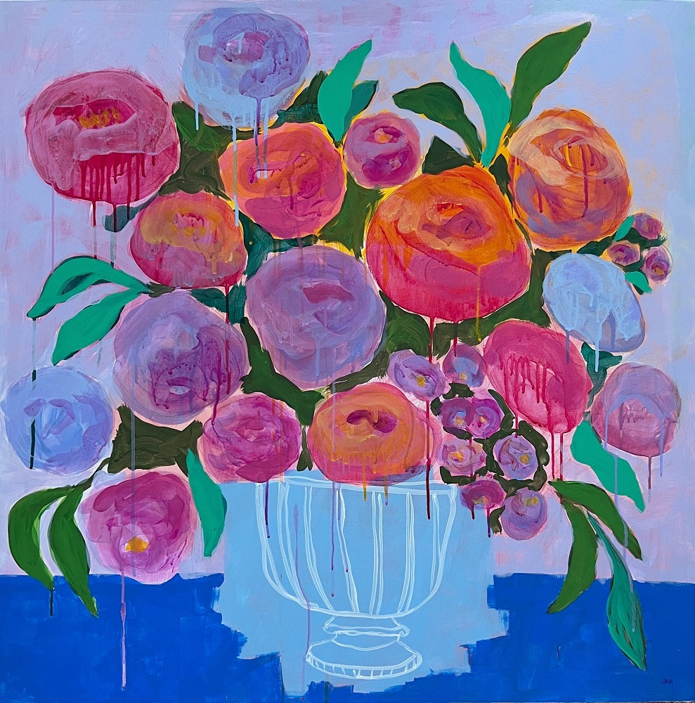 Still Glowing, 36"x36" Painting