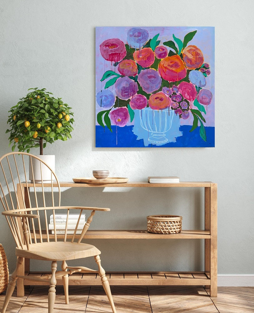 Still Glowing, 36"x36" Painting