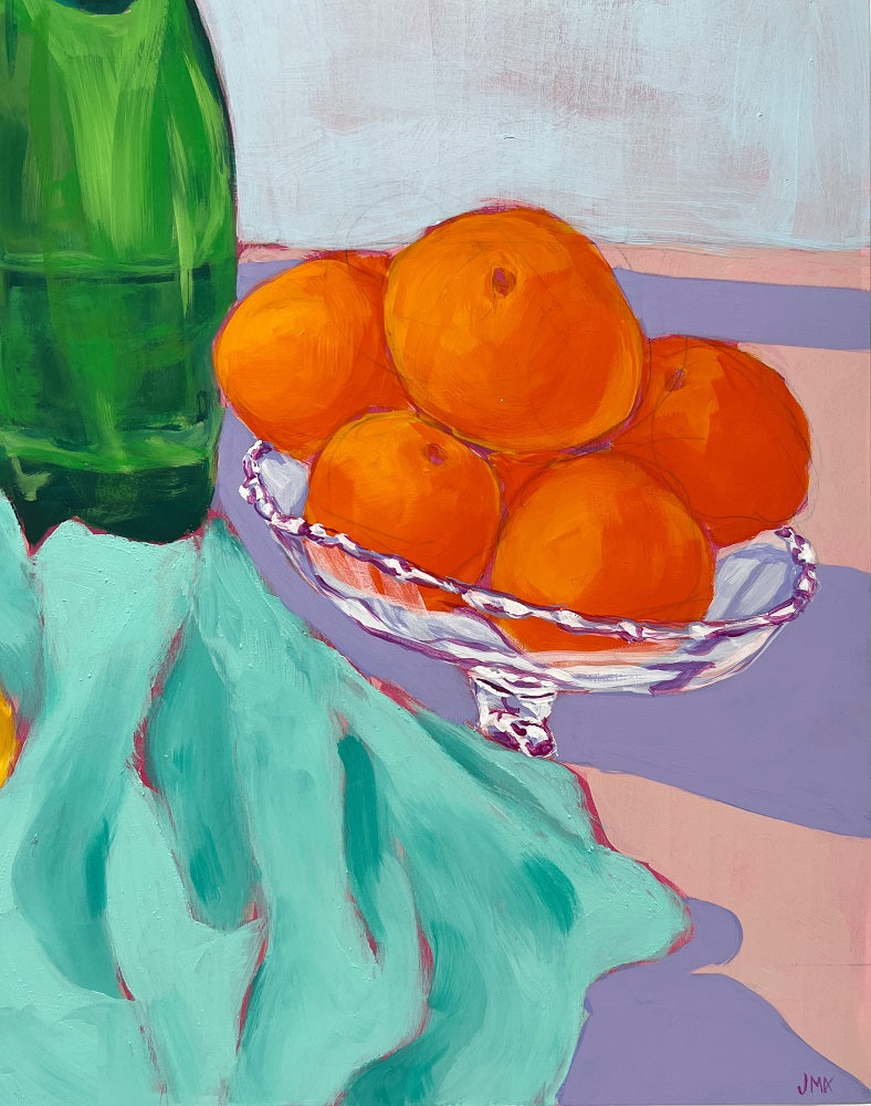 Still Life with Lobster II, 30"x30" Painting