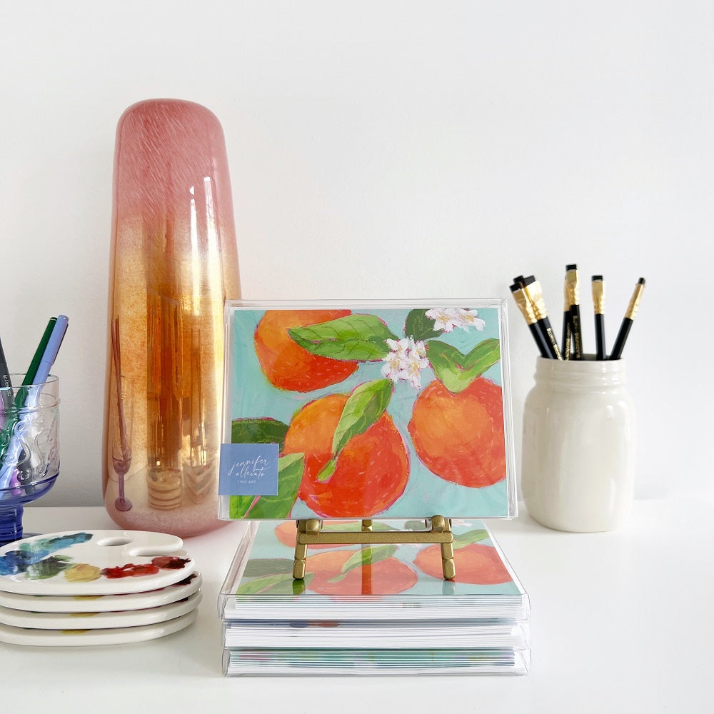 Sunny Citrus Stationery Notecard Set