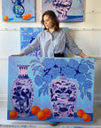 Never Seen That Color Blue, 36"x48" Painting