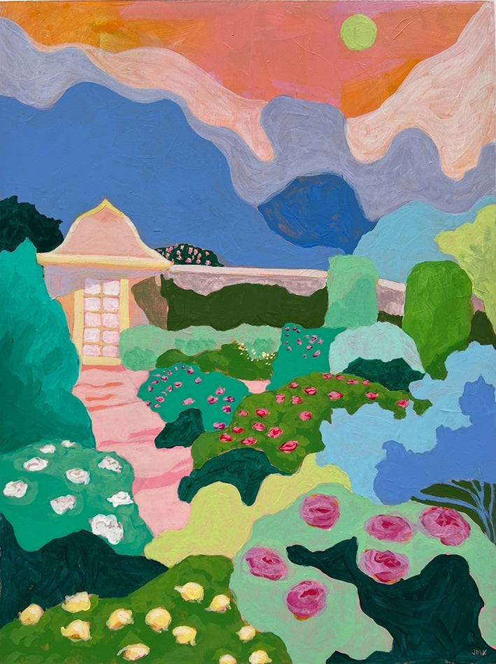 The Garden Shed, 18"x24" Painting