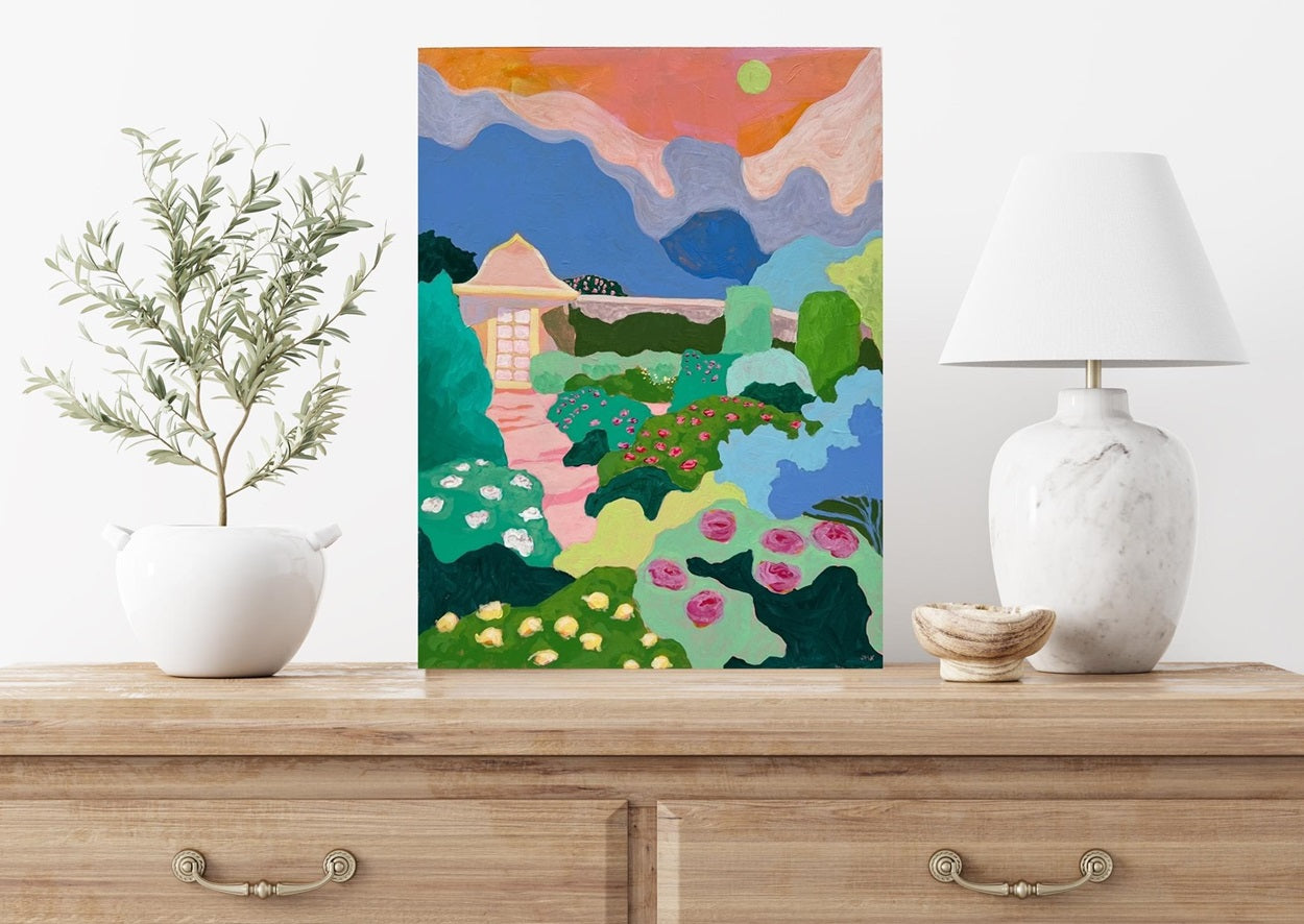 The Garden Shed, 18"x24" Painting