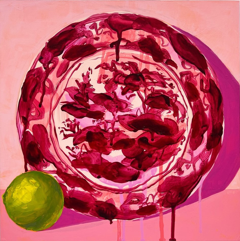 Touch of Pink, 12"x12" Painting