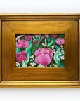Tulip Path, 5x7" painting on paper // 10x12" framed