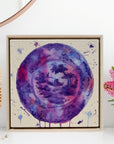 Violet Haze, 10"x10" Painting // Framed