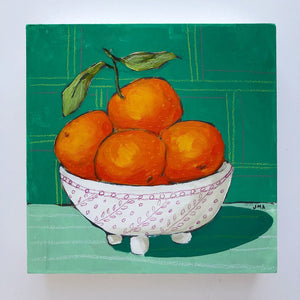 Orange You Glad 10, 8"x8" Painting