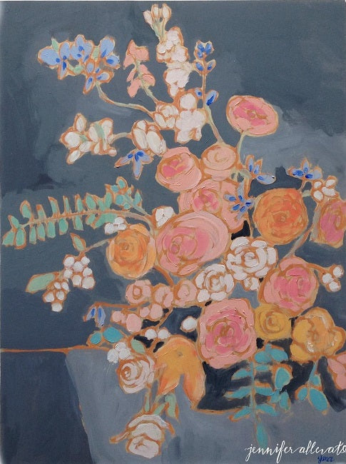 Sitting Pretty I, 9"x12"