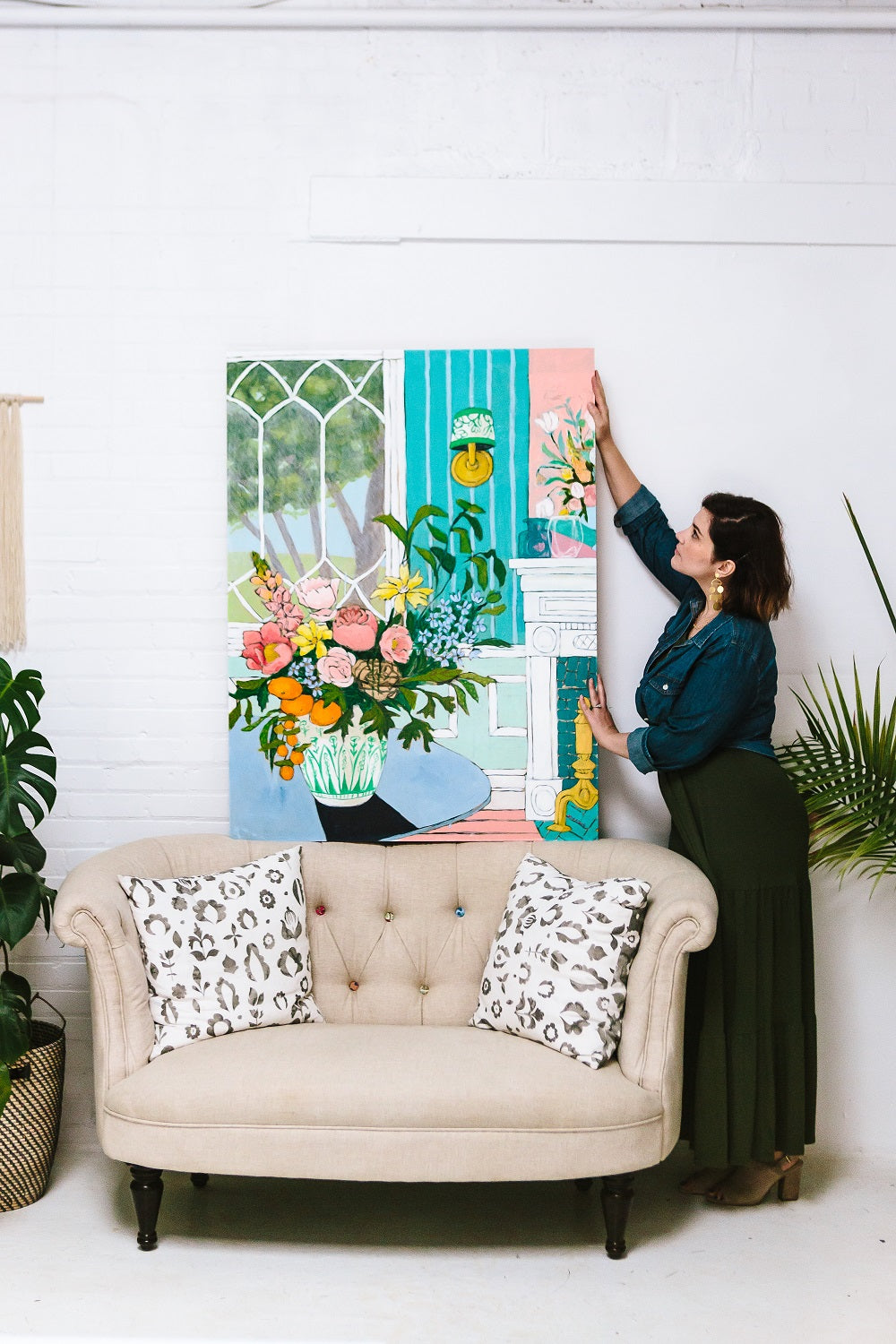 A Room for Flowers 18, 36"x48"