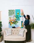 A Room for Flowers 18, 36"x48"