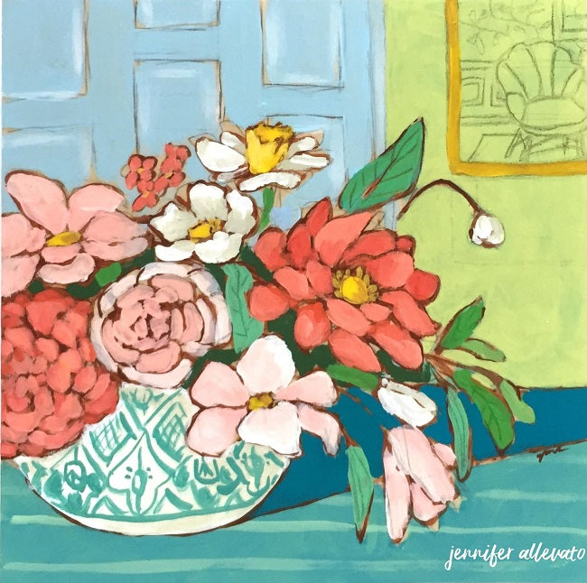 A Room for Flowers 2 painting by Jennifer Allevato