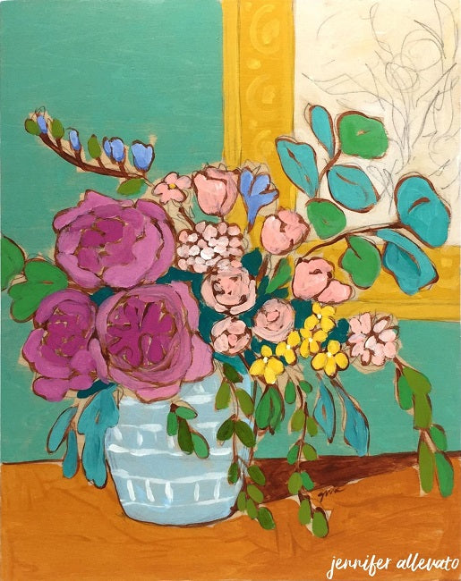 A Room for Flowers 3 painting by Jennifer Allevato