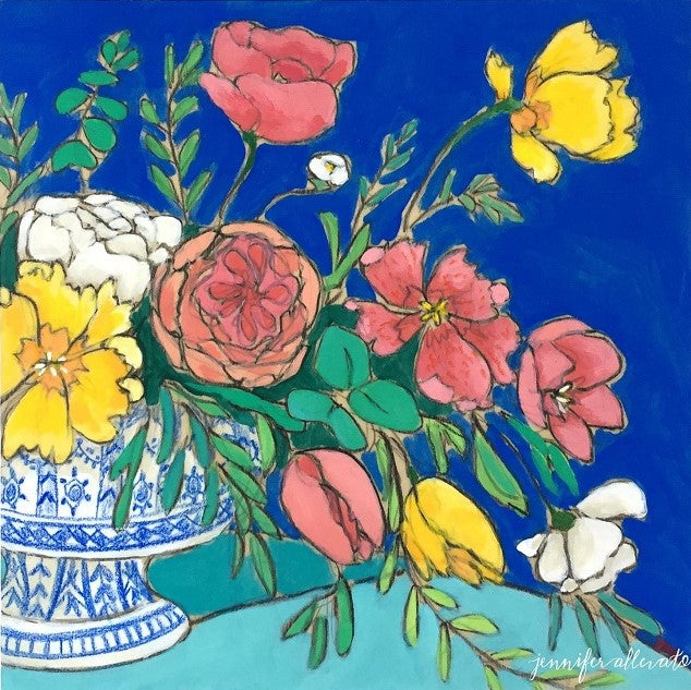 From a Table in Adams Morgan, 8"x8"