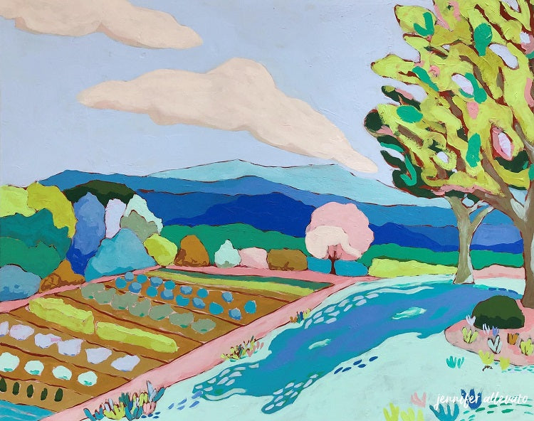Albemarle County landscape painting by Jennifer Allevato