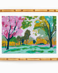 Amid the Leaves Print