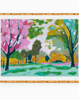 Amid the Leaves Print