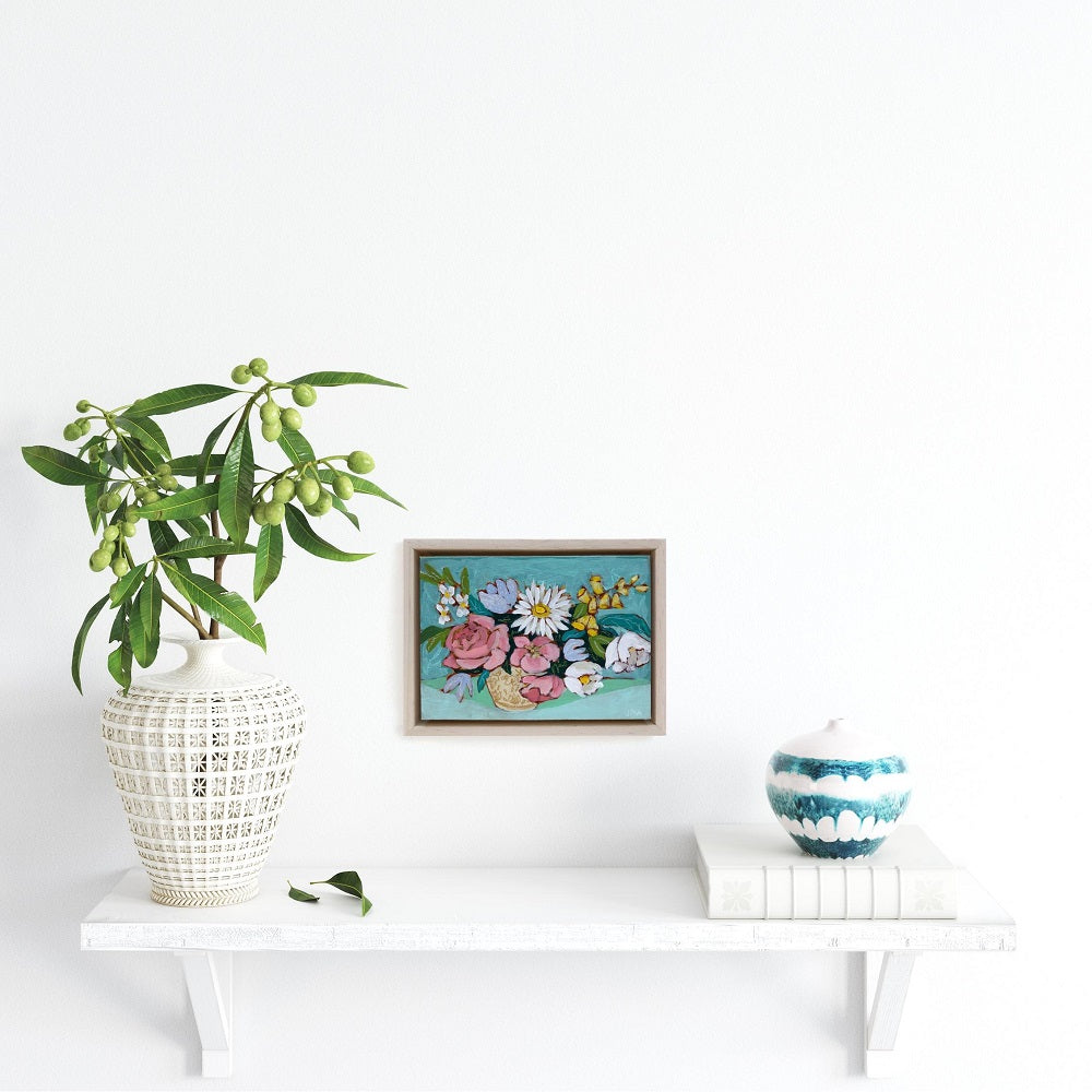 Aqua Vitae, 5"x7" Painting (framed)