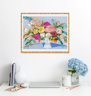 bouquet of hope floral print 16x20 by jennifer allevato