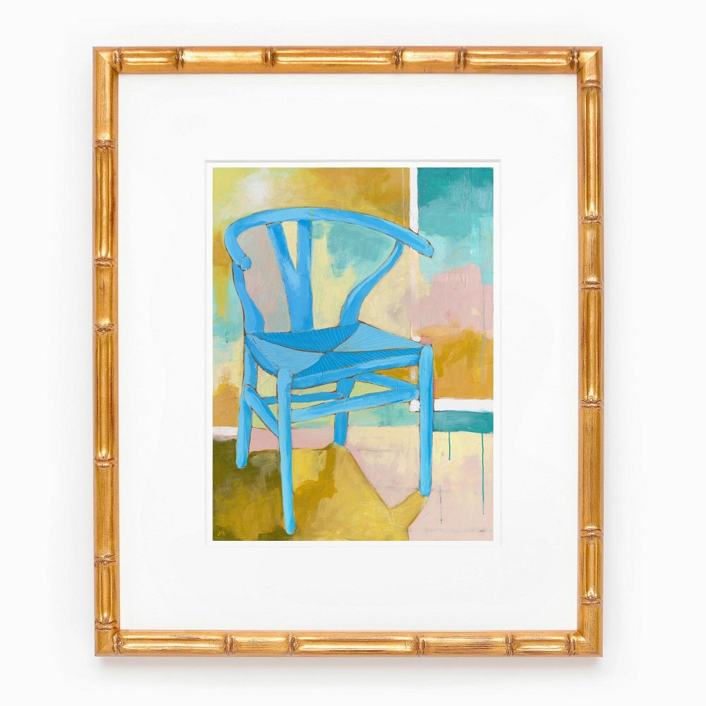 Chair in Turquoise 8.5x11" Print