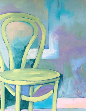 Chair in Absinthe, 30"x40" Painting