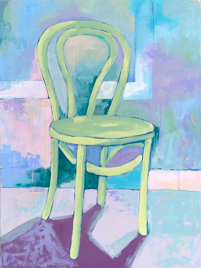 Chair in Absinthe, 30"x40" Painting