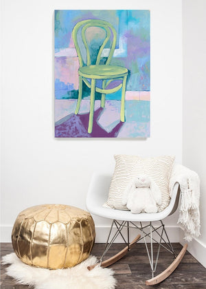 Chair in Absinthe, 30"x40" Painting