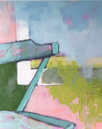 Chair in Mint, 36"x48" Painting