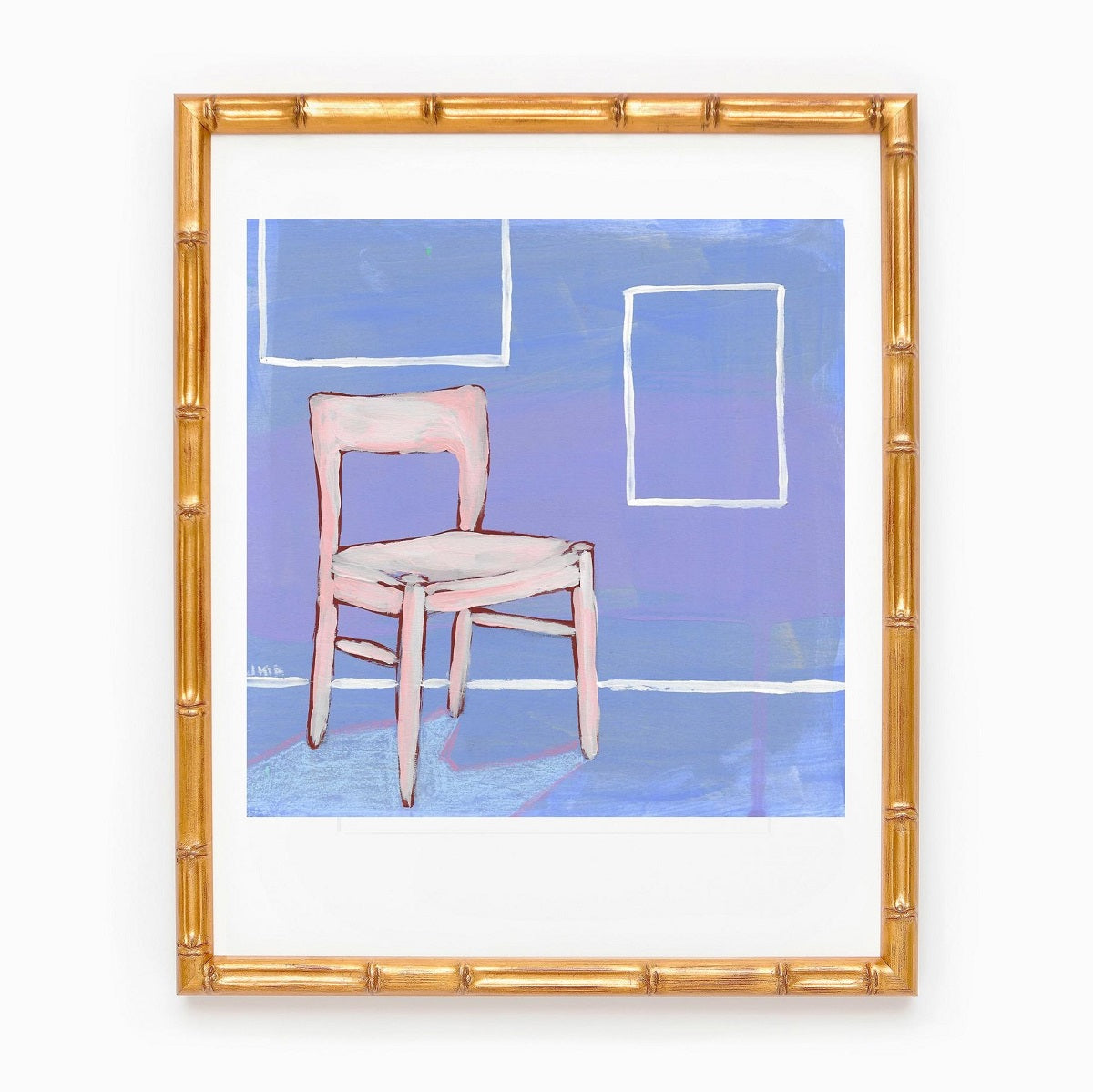 Chair in Petal Print 8.5x11"