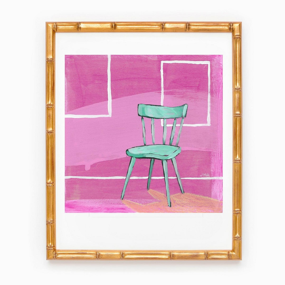 Chair in Seafoam Print 8.5x11"