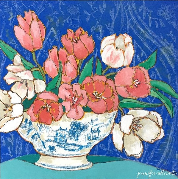 From a Table in Delft, 10"x10"