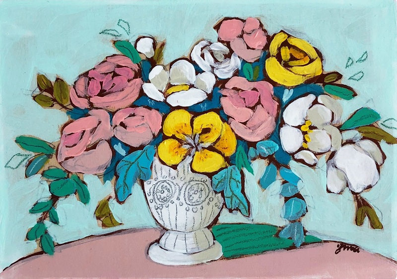 From a Table in Greenville 2, 5"x7" (framed)