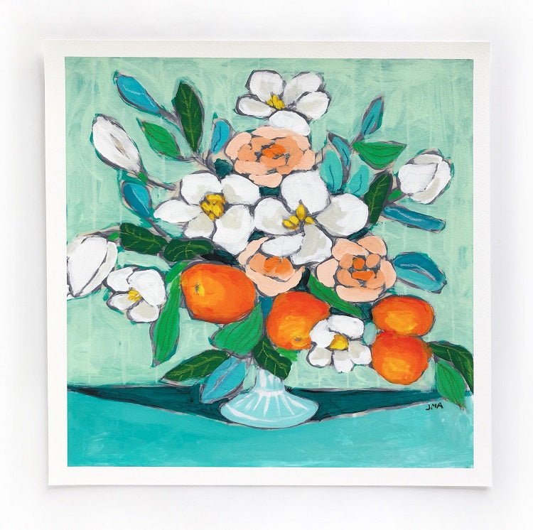 From a Table in New Orleans art print by Jennifer Allevato