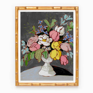 From a Table in Mount Vernon floral still life art print by Jennifer Allevato Fine Art