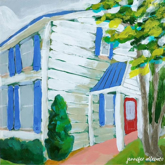 Green Green Grass of Home painting by Jennifer Allevato