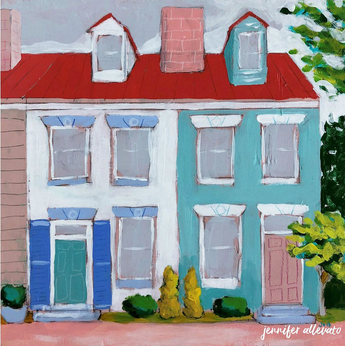 Happy Home painting by Jennifer Allevato