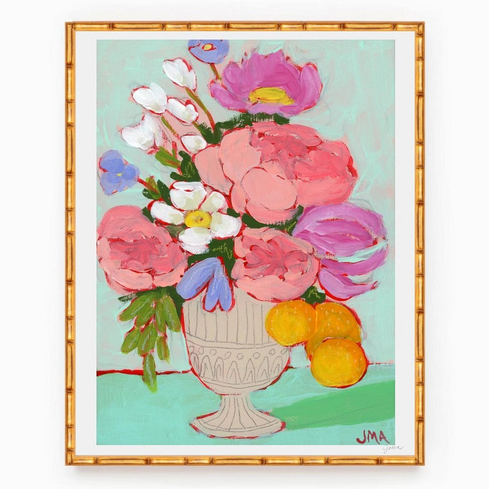 Mint Julep Floral Print