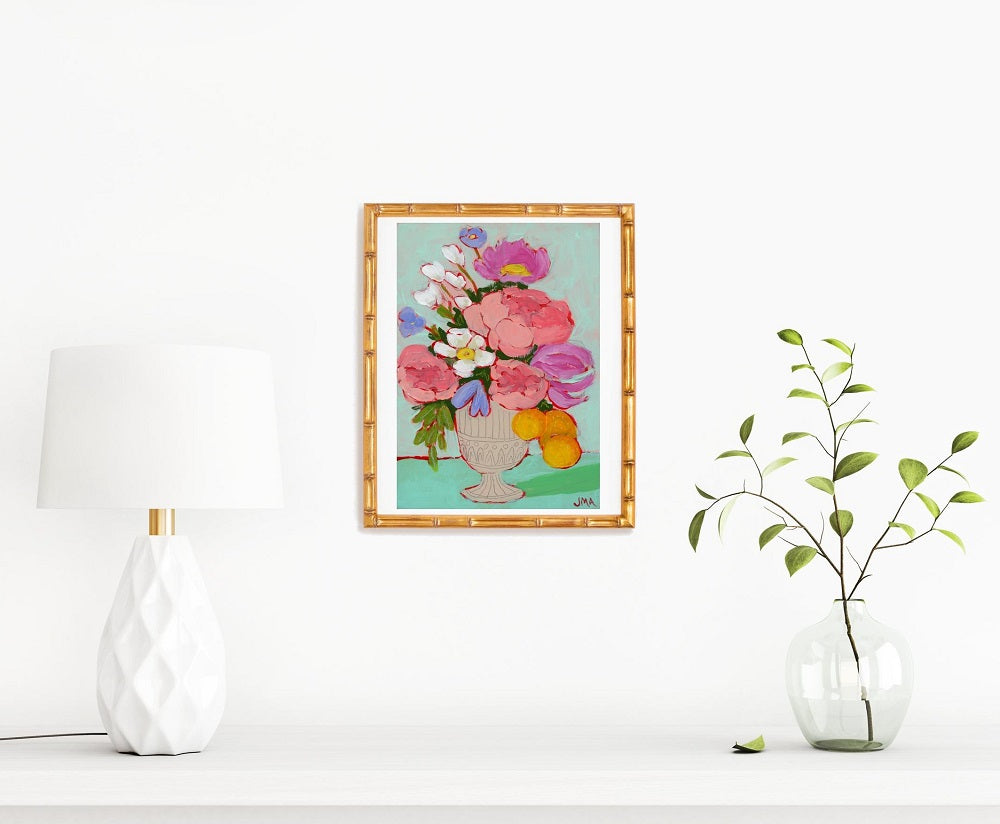 Mint Julep Floral Print - Jennifer Allevato Fine Art