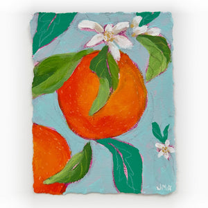 On the Vine 5, 5"x6" painting on paper