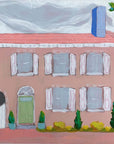 Pictures of home house-scape painting by Jennifer Allevato art