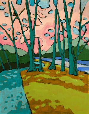 Potomac River Views 7 painting by Jennifer Allevato Fine Art