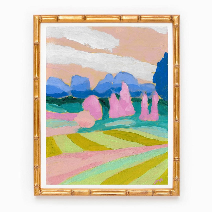 Rainbow Landscape Print