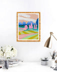 Rainbow Landscape Print