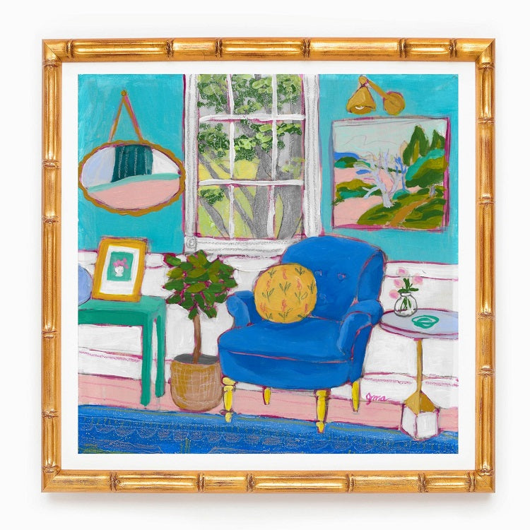 Seated 28 interior print by jennifer allevato