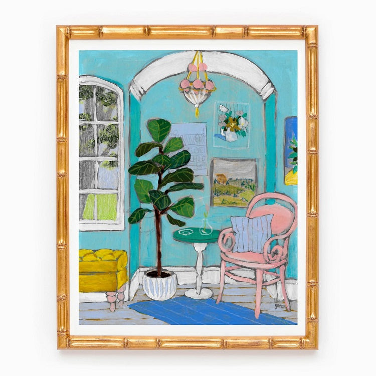 Seated 26 interior art print by Jennifer Allevato